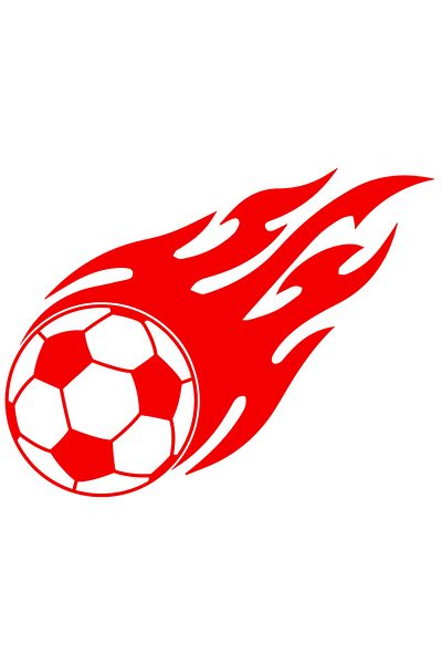 StoryGift Romania Sticker Autocolant 70CM Exterior cu o minge de fotbal care se indreapta cu viteza spre poarta