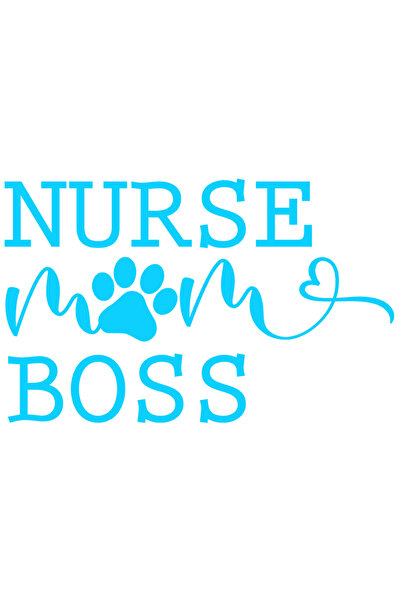 StoryGift Romania Sticker Eticheta 40CM Exterior cu textul in engleza "Nurse,...