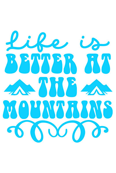 StoryGift Romania Sticker Autocolant 30CM Exterior pentru pasionatii de aventuri si textul "Viata e mai buna in