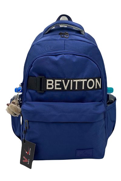Bevitton Bvt-1800 Navy Blue School Bag Αδιάβροχο ύφασμα Unisex Σχολικό σακίδιο