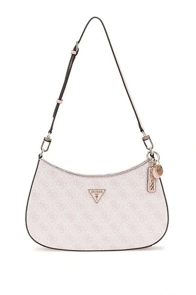 Guess Noelle Top Zip přes rameno Dámská růžová taška přes rameno Hwbg7879180-ocl