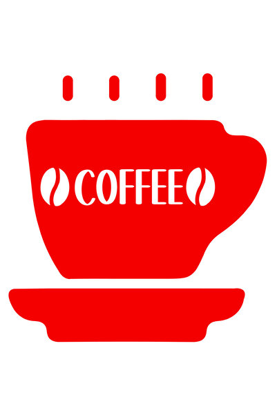 StoryGift Romania Sticker Autocolant 30CM Exterior pentru iubitorii de cafea care o consuma constant , Vinyl Ros