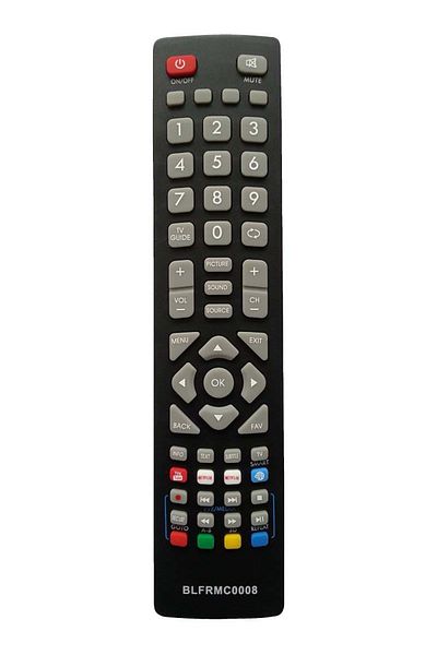 OEM Remote control LED/LCD TV 3D Technika/Blaupunkt/SHARP/E-Motion, black