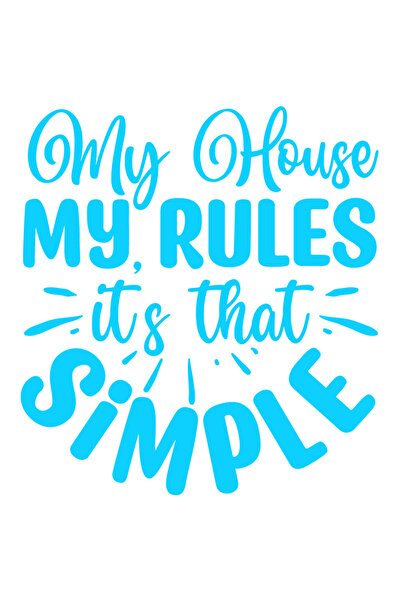 StoryGift Romania Sticker Autocolant 30CM Exterior cu textul "My house, my ru...