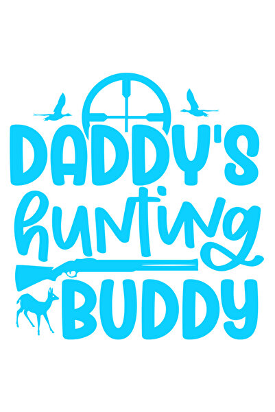 StoryGift Romania Sticker Adeziv 90CM Exterior pentru amicul tatei de vanatoare - fiu grija , Vinyl Albastru, 90 cm