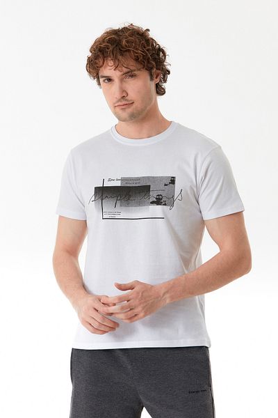 Fulla Moda Text Printed Crew Neck T-Shirt
