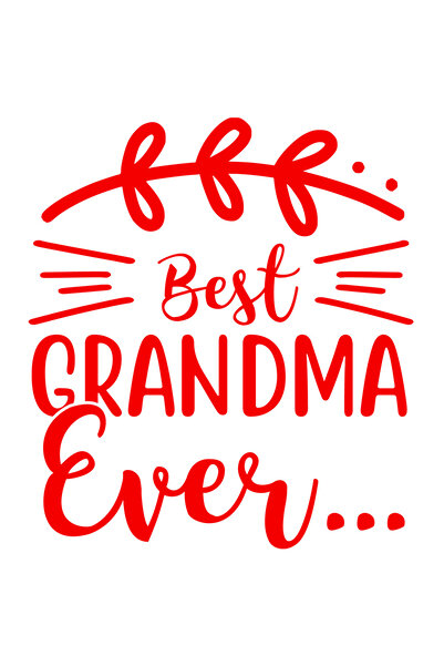 StoryGift Romania Sticker Eticheta 50CM Exterior pentru cea mai buna bunica d...