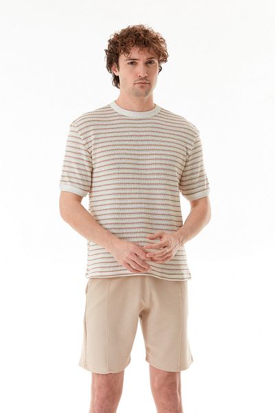 Fulla Moda Honeycomb Fabric Tie Waist Pocket Shorts