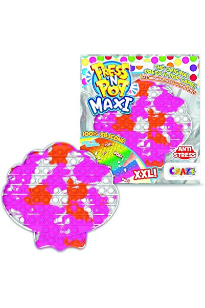 CRAZE Jucarie senzoriala anti-stres Plopper cu bule model scoica, multicolora...