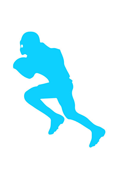 StoryGift Romania Sticker Autocolant 70CM Exterior cu un jucator de fotbal am...