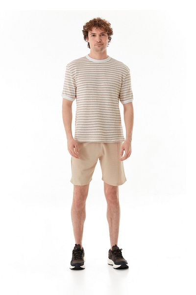 Fulla Moda Honeycomb Fabric Tie Waist Pocket Shorts