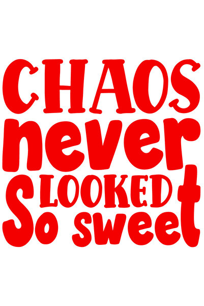 StoryGift Romania Sticker Autocolant 30CM Exterior cu mesajul "Haosul nu a ar...