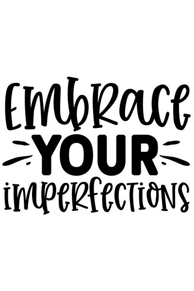 StoryGift Romania 90CM Exterior Adhesive Sticker with a message that encourages you to embrace your imperfections, Vi