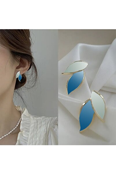 MRK Vintage Minimal Yaprak Küpe