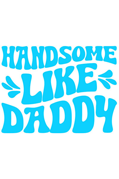 StoryGift Romania Sticker Eticheta 40CM Exterior pentru un fiu care se crede chipes ca tatal sau cu mesaj in lim