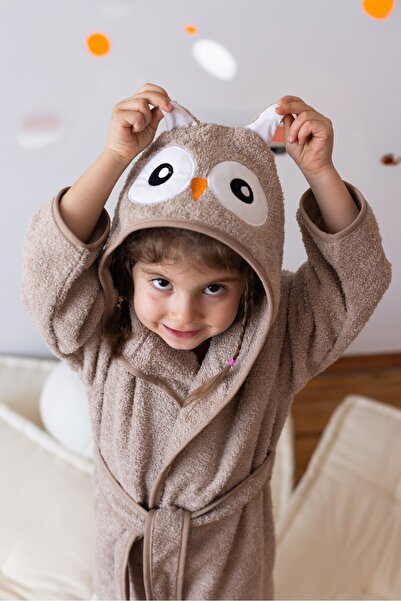 calove رداء حمام للأطفال مصنوع من القطن بنسبة 100%، رداء حمام للأطفال على شكل...