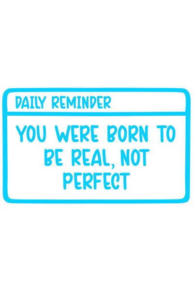 StoryGift Romania Sticker Autocolant 70CM Exterior cu text motivational de aducere aminte "You were born to be r