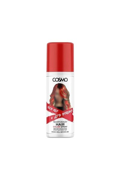 Cosmo Cosmo Temporary Hair Color Spray Pink for Unisex 100ml, Suitable for all hair types