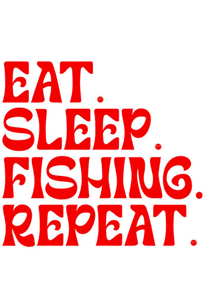 StoryGift Romania Sticker Autocolant 30CM Exterior cu textul "Eat. Sleep. Fishing. Repeat." - mananca dormi la p