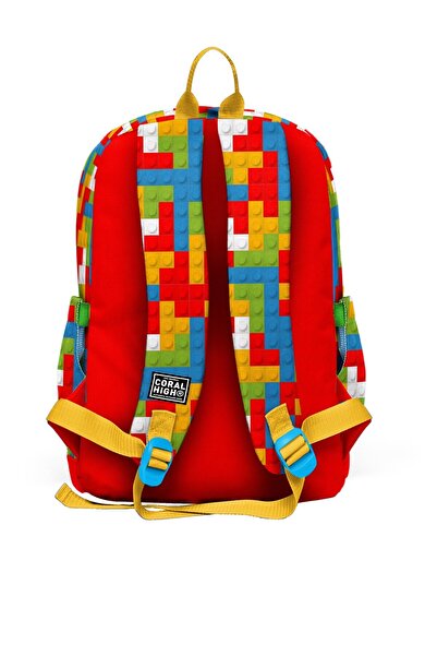 Coral High Kids Patterned 3-Piece School Bag Set