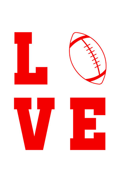 StoryGift Romania Sticker Autocolant 30CM Exterior cu o minge de fotbal ameri...