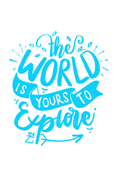 StoryGift Romania Sticker Adeziv 90CM Exterior cu mesajul in limba engleza "T...