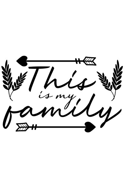 StoryGift Romania Sticker Autocolant 30CM Exterior pentru cei care se mandresc cu familia lor cu mesajul in engl