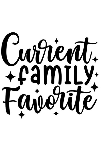 StoryGift Romania Sticker Adeziv 90CM Exterior pentru cea care este favorita familiei in prezent , Vinyl Negru, 90 cm