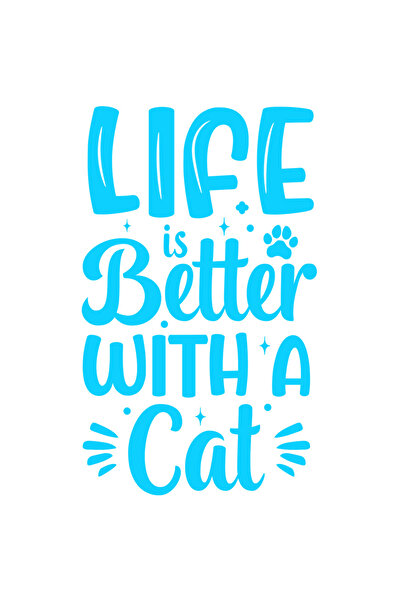 StoryGift Romania Sticker Adeziv 90CM Exterior pentru iubitorii de pisici cu ...