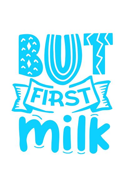 StoryGift Romania Sticker Exterior pentru consumatorii de lapte cu mesajul in engleza "But first milk" - dar