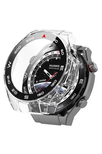 SKYDDAR INNOVATION 360° Ultra-Thin Anti-Shock Protective Case for Huawei Watch Ultimate, Full Screen - Transparent
