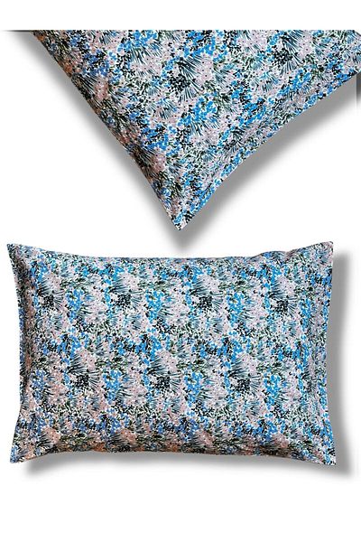 Taç Față de pernă din țesătură 100% bumbac cu model floral 50x70 cm