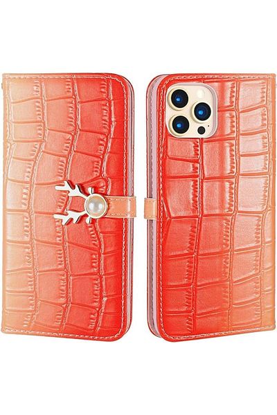 Aisenth Protective case for iPhone 13 Pro Aisenth, PU leather, red, 6.1 inches