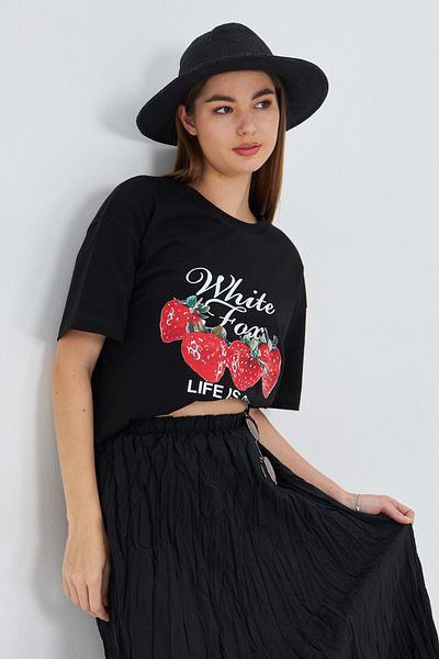 The Champ Clothing Тениска с кръгло деколте с щампа Wf Life Is Sweat