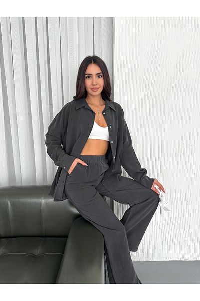 sportiness Soft Texture Modal Fabric Shirt Suit