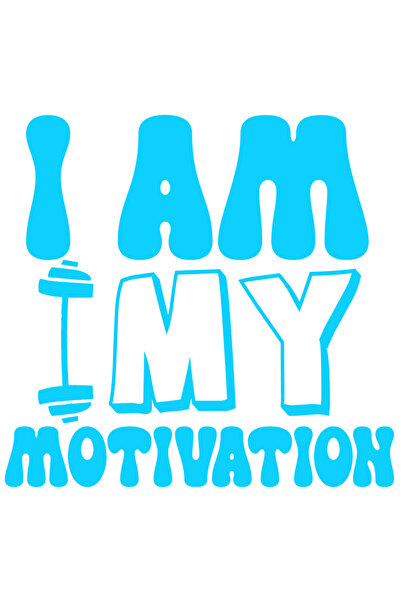 StoryGift Romania Sticker Autocolant 30CM Exterior cu o haltera si mesajul "I...