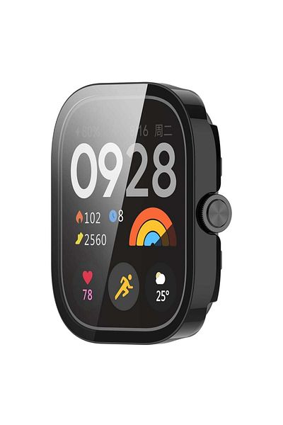 SKYDDAR INNOVATION 360° Ultra-Thin Anti-Shock Protective Case for Xiaomi Redmi Watch 4, Full Screen - Transparent