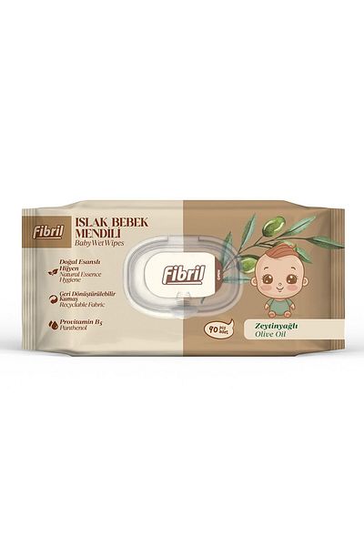 MATMEL Fibril olive oil baby wet wipes 90 pack