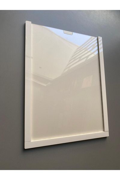 Yönline A4 White Document Frame Easy to Change Self-Adhesive Wall and Door Type Foil Holder