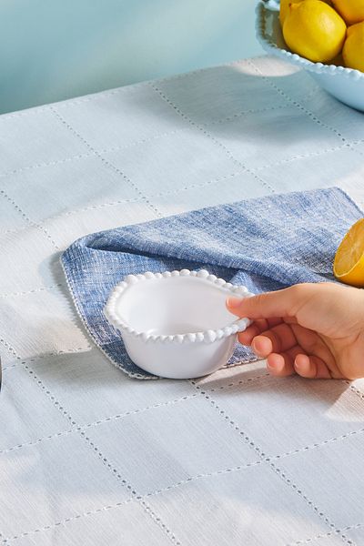 Karaca Perla Melamine Snack Bowl 13 cm White