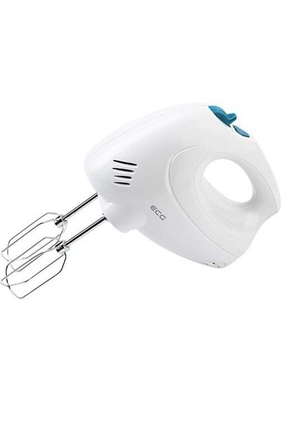 ECG Hand Mixer Rs 836, 250 W, 6 Speeds, Turbo Function, White