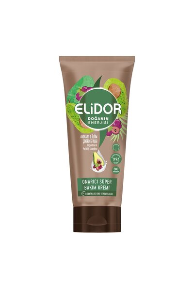 Elidor Repairing Super Hair Care Cream Avocado and Grape 170 ml 4 Pcs