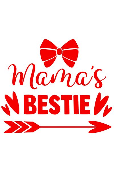 StoryGift Romania Sticker Eticheta 40CM Exterior pentru o fetita iubita enorm de mama ei cu mesajul "Mama's best