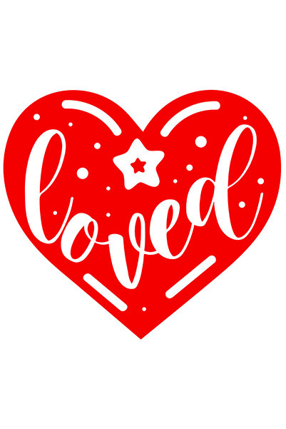 StoryGift Romania Sticker Autocolant 30CM Exterior cu o inimioara si o stelut...