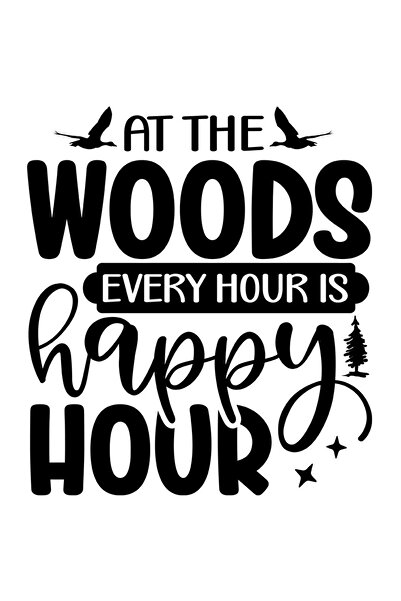 StoryGift Romania Sticker Adeziv 90CM Exterior cu pasari si mesajul "In padur...