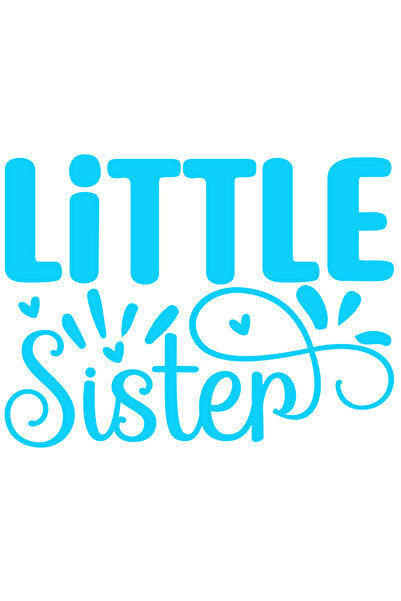 StoryGift Romania Sticker Autocolant 30CM Exterior pentru o sora mai mica iub...