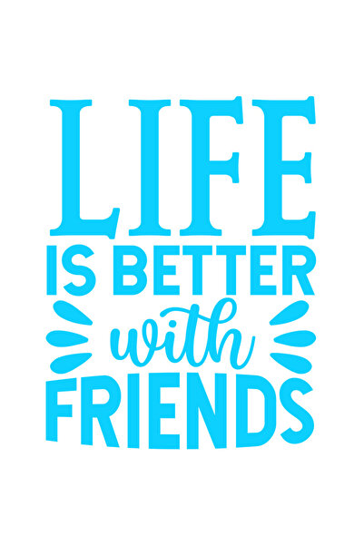 StoryGift Romania Sticker Exterior cu textul in engleza "Life is better with ...