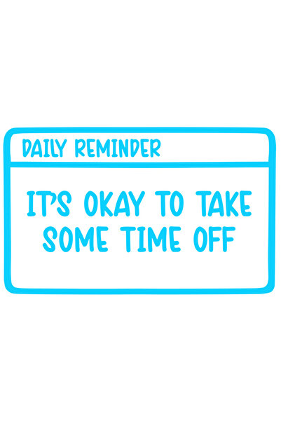 StoryGift Romania Sticker Eticheta 50CM Exterior cu mesaj in engleza din care reiese ca este in regula sa mai ie