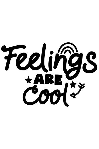 StoryGift Romania Sticker Eticheta 40CM Exterior cu mesajul in engleza "Feeli...