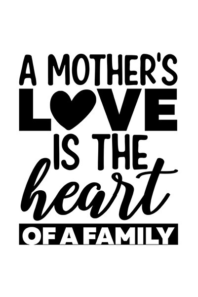 StoryGift Romania Sticker Adeziv 90CM Exterior cu textul "Iubirea unei mame e...